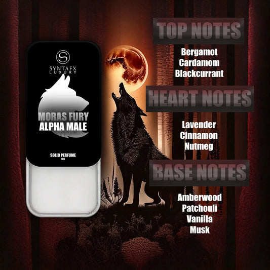 Moras Fury Alpha Male Solid Perfume For Men | India's Strongest Solid Perfume - SYNTAFX LUXURY | 10G SYNTAFX