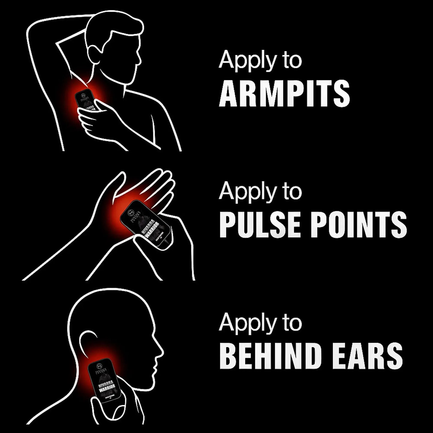 Nivarra Warrior Solid Perfume For Men | India's Strongest Solid Perfume 50% Concentration - SYNTAFX LUXURY | 10G SYNTAFX