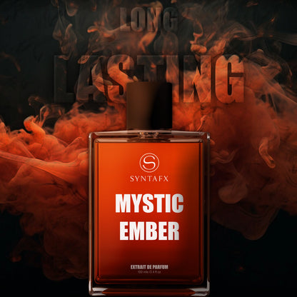 Syntafx Extrait De Parfum Mystic Ember– India’s Strongest Perfume with 50% Concentration, 100 ml